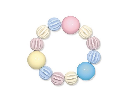 Погремушка-прорезыватель "Браслетик с шариками" коллекция "Бисквит"