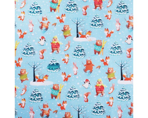 Упаковочная бумага супергладкая, целлюлозная, повышенной плотности, рулон в термоусадочной пленке. Размер 70х100 см