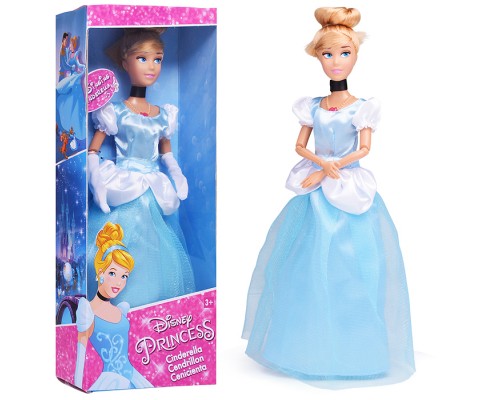 Кукла 29 см озвуч. Золушка (руки и ноги сгибаются, в коробке)