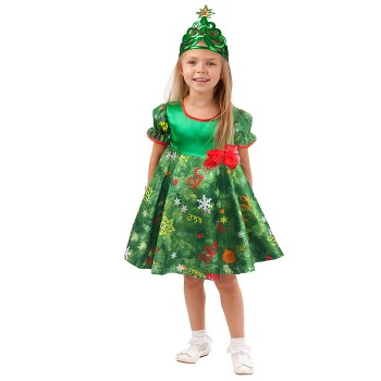 Костюм "Ёлочка" (ободок, корона) р. 122-64