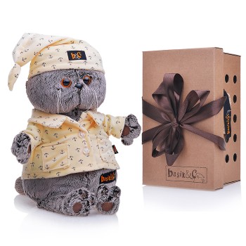 Кот Басик в пижаме 22см