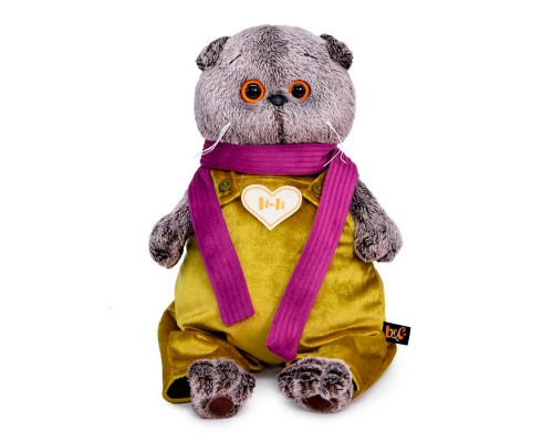 Кот Басик в бархатном комбинезоне