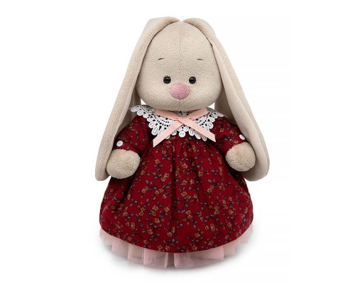 Зайка Ми в платье с кружевным воротником (большой)