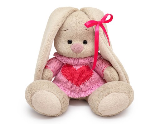 Зайка Ми в свитере с сердцем (малыш)