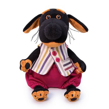 Собака Ваксон BABY в полосатом жилете