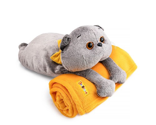 Кот Басик с пледом Игрушка