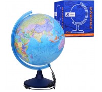 Глобус Земли политический 400 мм с подсветкой Классик Евро