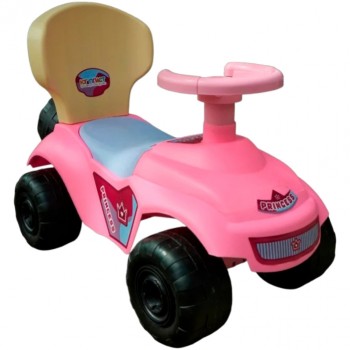 Каталка "Малыш" розовая