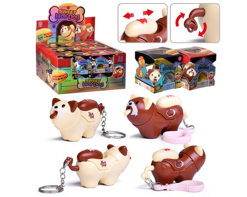 Собака "Хот дог" в коробке