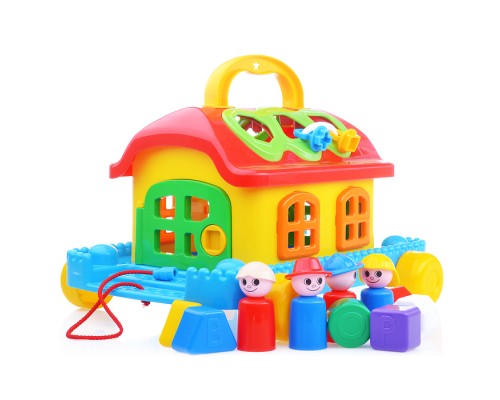 Сказочный домик на колесиках (в сеточке)