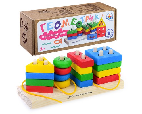 Набор строительных деталей "Геометрик"