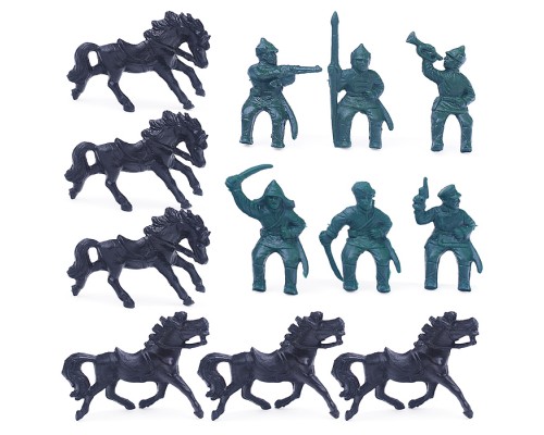 Набор солдатиков Красная кавалерия (Для масштабных моделей)