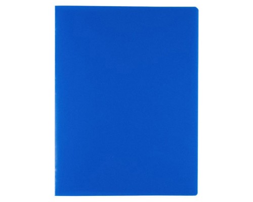 Папка с вкладышами 30 л. А4 450 мкр. 15 мм песок, синий Classic