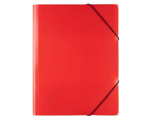 Папка на резинке A4 450 мкм. 35 мм песок, красный Classic Lite