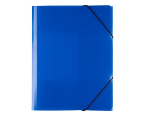 Папка на резинке A4 450 мкм. 35 мм песок, синий Classic Lite