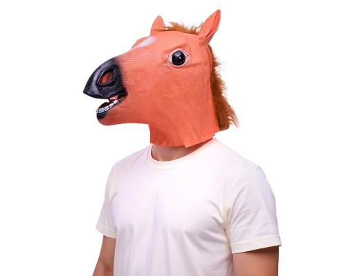 Маска карнавальная "Лошадь" в пакете