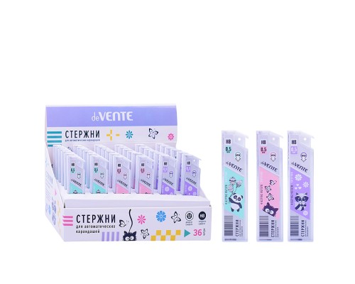 Грифели  для карандашей автоматических "Pastel" d=0,5 мм  НВ