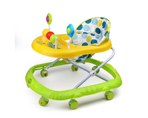 Ходунки "Любимые игрушки" (цвет салатовый/желтый)