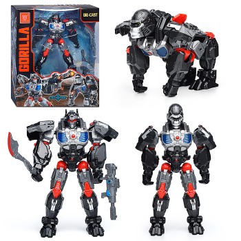 Робот трансформирующийся в гориллу, в коробке