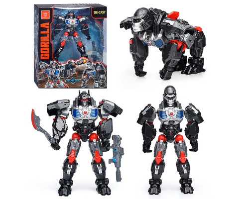 Робот трансформирующийся в гориллу, в коробке