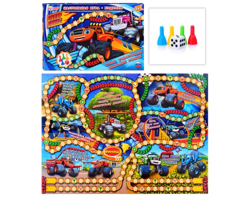 Настольная игра-ходилка "Супер джипы"