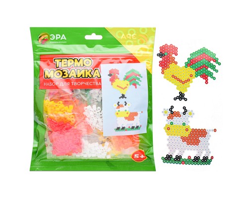 Игра "Термомозаика" т.21 исп. 8 "Петух и корова"