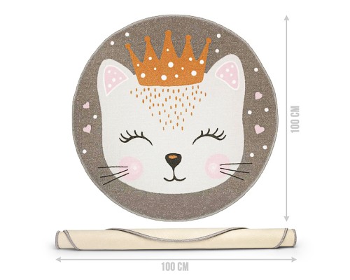 Ковер "Принцесса" дет. 1х1 круглый