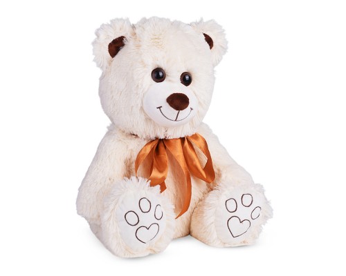 Медведь Снежок  В75 молочный