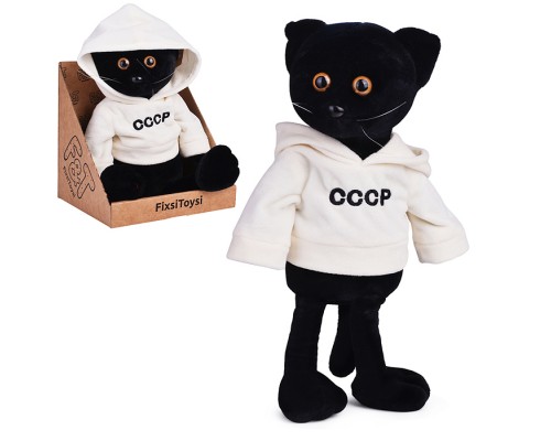 Кот "СССР" в молочной кофте