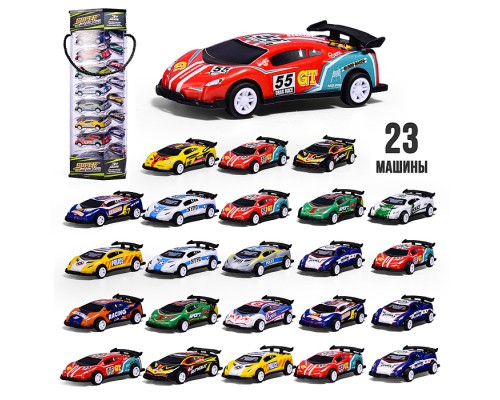 Набор машин "Супер драйв" металл, в коробке