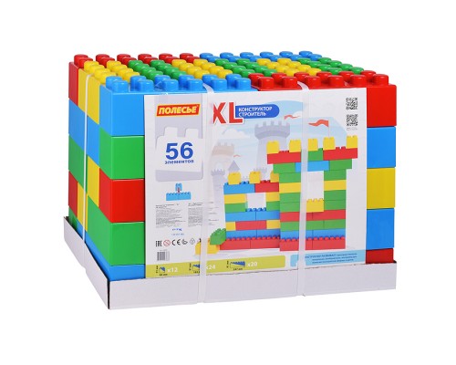 Конструктор "Строитель" - "XL" (56 элементов)