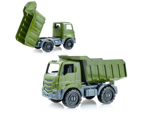 Машинка Самосвал "Илья" Военный 22 см