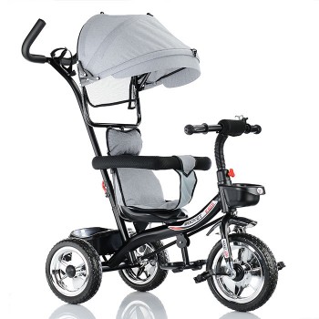 Велосипед 3-х колесный, серый