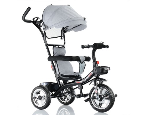 Велосипед 3-х колесный, серый