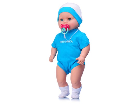 Кукла Витенька 11 с пустышкой озвуч.