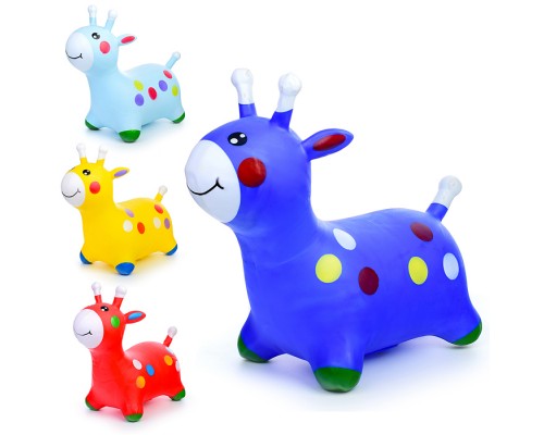 Прыгун "Жираф"  цвет микс, в горох