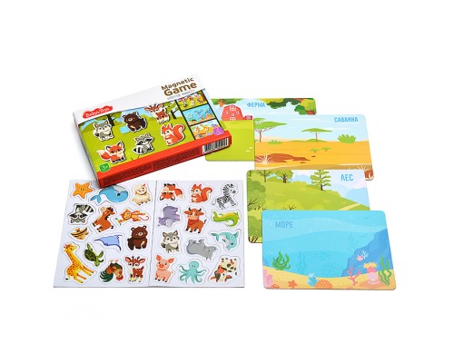 Игра магнитная "Кто где живет?" Магнитная игра