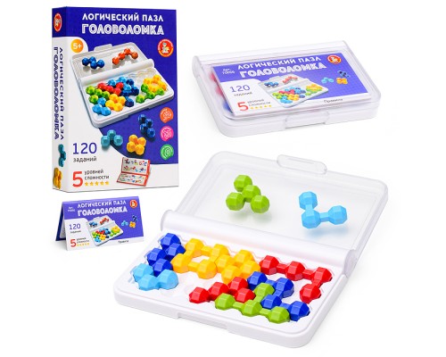 Игра головоломка "Логический пазл" фигурная 10 эл Учись играя