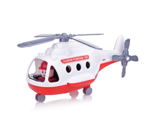 Вертолёт - скорая помощь "Альфа" (в сеточке)