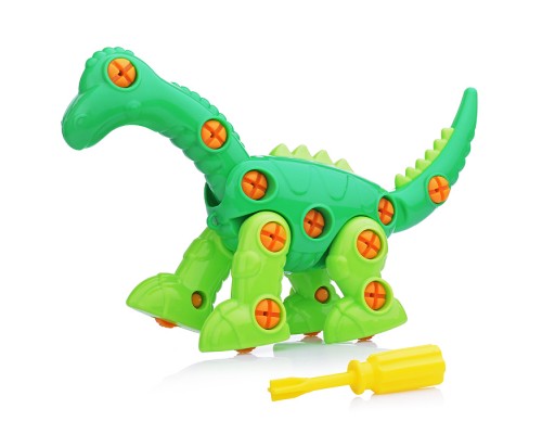 Конструктор-динозавр "Диплодок" (35 элементов) (в пакете)