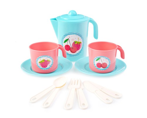 Набор детской посуды "Анюта" на 2 персоны (V3) (12 элементов) (в сеточке)