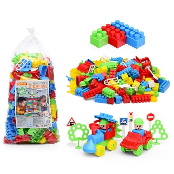 Конструктор "Строитель" (181 элем. в пакете)