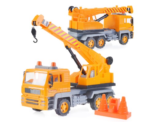 Алмаз, автомобиль-кран инерционный (в сеточке)