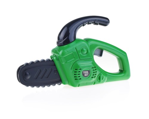Бензопила игрушечная (зелёная) (в пакете)