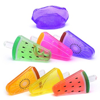 Лизун "Фруктовый микс" в банке