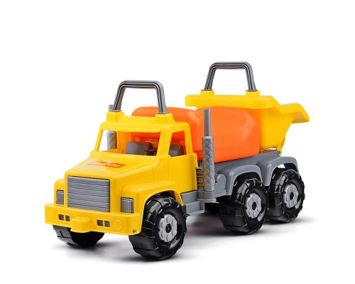 Автомобиль-каталка "Супергигант-2" (жёлто-оранжевый)