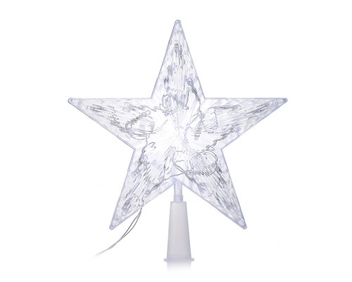 Электрогирлянда-наконечник "Звезда" светящаяся, цветная