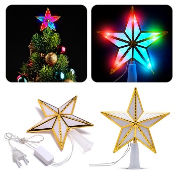 Звезда светящаяся, цветная