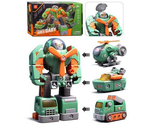 Конструктор "Робот" с отверткой, в коробке