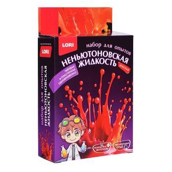 Химические опыты. Неньютоновская жидкость "Красная"